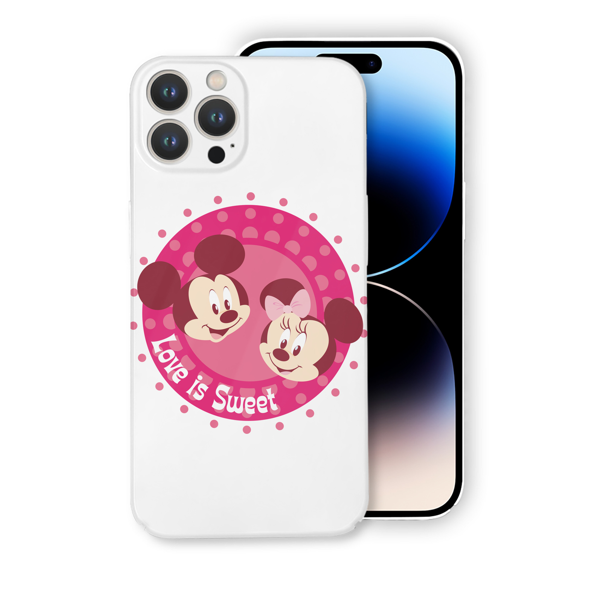 （画像用） ミッキーマウス Mickey Mouse 【iPhone 14シリーズ対応】ハードケース